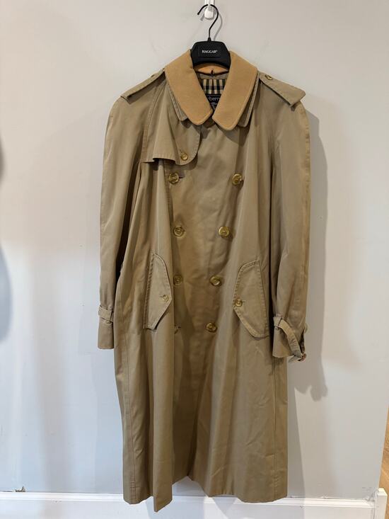 Burberry Jackets & Blazers - Vintage Burberrys Trench Coat Nova Check Detachable Wool Collar 80s 90s - Read
